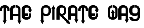 Font : Blee Custom Text : The Pirate Way Test your own text here Click to download or to view this font on a tshirt that can be custom printed in Bali