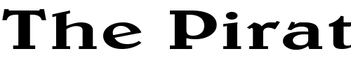 Font : Blew-Extended-Normal Custom Text : The Pirate Way Test your own text here Click to download or to view this font on a tshirt that can be custom printed in Bali
