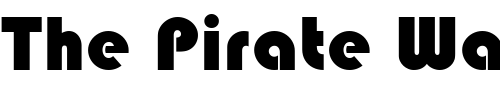 Font : Blippo-Black Custom Text : The Pirate Way Test your own text here Click to download or to view this font on a tshirt that can be custom printed in Bali