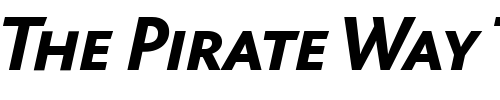 Font : BlissCaps-ExtraBoldItalic Custom Text : The Pirate Way Test your own text here Click to download or to view this font on a tshirt that can be custom printed in Bali
