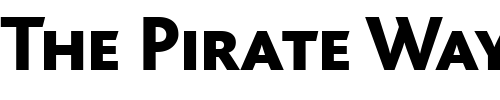 Font : BlissCapsHeavy Custom Text : The Pirate Way Test your own text here Click to download or to view this font on a tshirt that can be custom printed in Bali
