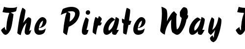 Font : Blizzard-Regular Custom Text : The Pirate Way Test your own text here Click to download or to view this font on a tshirt that can be custom printed in Bali
