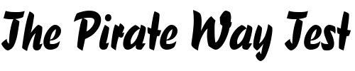 Font : BlizzardD Custom Text : The Pirate Way Test your own text here Click to download or to view this font on a tshirt that can be custom printed in Bali