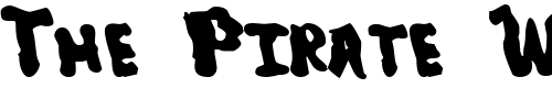 Font : Blob Custom Text : The Pirate Way Test your own text here Click to download or to view this font on a tshirt that can be custom printed in Bali