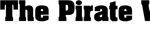 Font : Bloc-SSi-Bold Custom Text : The Pirate Way Test your own text here Click to download or to view this font on a tshirt that can be custom printed in Bali