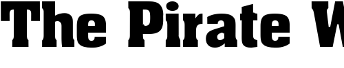 Font : BlocSSK-Regular Custom Text : The Pirate Way Test your own text here Click to download or to view this font on a tshirt that can be custom printed in Bali
