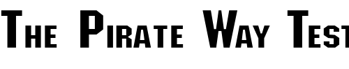 Font : Block-Extended-Normal Custom Text : The Pirate Way Test your own text here Click to download or to view this font on a tshirt that can be custom printed in Bali