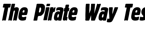 Font : BlockBE-ExtraCnIt Custom Text : The Pirate Way Test your own text here Click to download or to view this font on a tshirt that can be custom printed in Bali