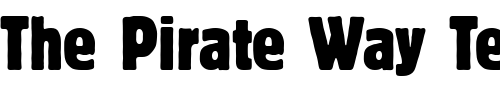 Font : BlockCondensed-Regular Custom Text : The Pirate Way Test your own text here Click to download or to view this font on a tshirt that can be custom printed in Bali