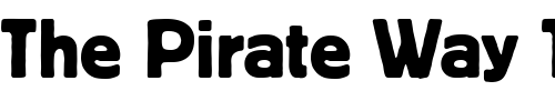 Font : BlockTReg Custom Text : The Pirate Way Test your own text here Click to download or to view this font on a tshirt that can be custom printed in Bali