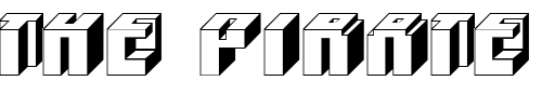 Font : BlockUp Custom Text : The Pirate Way Test your own text here Click to download or to view this font on a tshirt that can be custom printed in Bali
