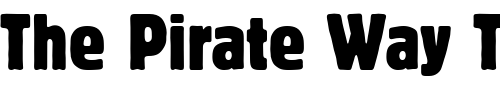 Font : BlofeldCond-Regular Custom Text : The Pirate Way Test your own text here Click to download or to view this font on a tshirt that can be custom printed in Bali