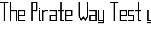 Font : Blok Custom Text : The Pirate Way Test your own text here Click to download or to view this font on a tshirt that can be custom printed in Bali