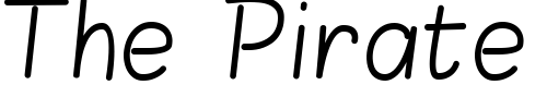 Font : Blokletters-Balpen Custom Text : The Pirate Way Test your own text here Click to download or to view this font on a tshirt that can be custom printed in Bali