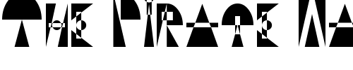 Font : Bloky Custom Text : The Pirate Way Test your own text here Click to download or to view this font on a tshirt that can be custom printed in Bali