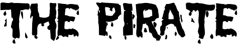 Font : BloodFeast Custom Text : The Pirate Way Test your own text here Click to download or to view this font on a tshirt that can be custom printed in Bali