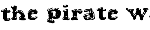 Font : Blooper-Demo Custom Text : The Pirate Way Test your own text here Click to download or to view this font on a tshirt that can be custom printed in Bali