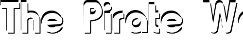 Font : Blooshooz Custom Text : The Pirate Way Test your own text here Click to download or to view this font on a tshirt that can be custom printed in Bali
