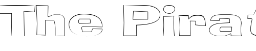 Font : BloxOutlineExtended Custom Text : The Pirate Way Test your own text here Click to download or to view this font on a tshirt that can be custom printed in Bali