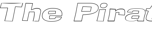 Font : BloxOutlineExtended-Italic Custom Text : The Pirate Way Test your own text here Click to download or to view this font on a tshirt that can be custom printed in Bali