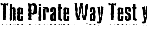 Font : Blue-Cake-Autospaced Custom Text : The Pirate Way Test your own text here Click to download or to view this font on a tshirt that can be custom printed in Bali
