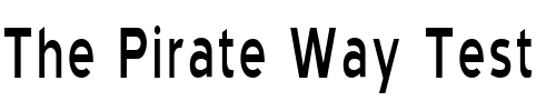 Font : Blue-Highway-Condensed-Regular Custom Text : The Pirate Way Test your own text here Click to download or to view this font on a tshirt that can be custom printed in Bali