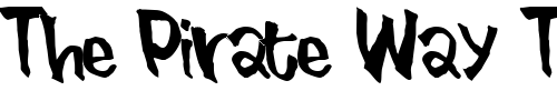 Font : BlueBrush-Normal Custom Text : The Pirate Way Test your own text here Click to download or to view this font on a tshirt that can be custom printed in Bali