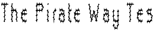 Font : BlueDragon Custom Text : The Pirate Way Test your own text here Click to download or to view this font on a tshirt that can be custom printed in Bali