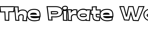 Font : BlueGlobal-OutOfSpace Custom Text : The Pirate Way Test your own text here Click to download or to view this font on a tshirt that can be custom printed in Bali