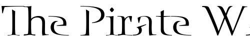 Font : BlueIsland Custom Text : The Pirate Way Test your own text here Click to download or to view this font on a tshirt that can be custom printed in Bali