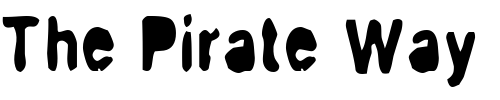 Font : BlueStuff-Bouchée Custom Text : The Pirate Way Test your own text here Click to download or to view this font on a tshirt that can be custom printed in Bali