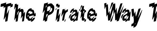 Font : Blur-Condensed-Normal Custom Text : The Pirate Way Test your own text here Click to download or to view this font on a tshirt that can be custom printed in Bali