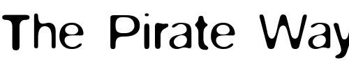 Font : BlurLight Custom Text : The Pirate Way Test your own text here Click to download or to view this font on a tshirt that can be custom printed in Bali