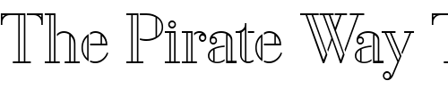 Font : Bo-Diddlioni-Stencil-NF Custom Text : The Pirate Way Test your own text here Click to download or to view this font on a tshirt that can be custom printed in Bali