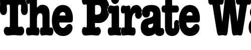 Font : BocciText13-Bold Custom Text : The Pirate Way Test your own text here Click to download or to view this font on a tshirt that can be custom printed in Bali