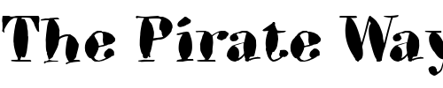 Font : Bodoni-Brush-ITC-TT Custom Text : The Pirate Way Test your own text here Click to download or to view this font on a tshirt that can be custom printed in Bali