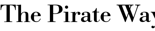 Font : Bodoni-Classico-Bold Custom Text : The Pirate Way Test your own text here Click to download or to view this font on a tshirt that can be custom printed in Bali