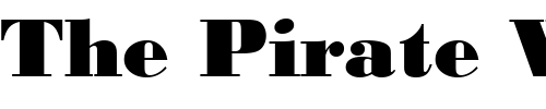 Font : Bodoni-MT-Black Custom Text : The Pirate Way Test your own text here Click to download or to view this font on a tshirt that can be custom printed in Bali
