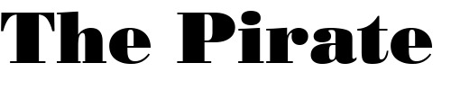 Font : Bodoni-Poster-SSi Custom Text : The Pirate Way Test your own text here Click to download or to view this font on a tshirt that can be custom printed in Bali
