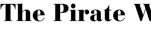 Font : Bodoni-Recut-Black-SSi-Black Custom Text : The Pirate Way Test your own text here Click to download or to view this font on a tshirt that can be custom printed in Bali