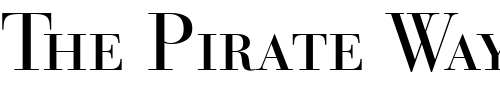 Font : Bodoni-Recut-OldStyle-SSi-Small-Caps Custom Text : The Pirate Way Test your own text here Click to download or to view this font on a tshirt that can be custom printed in Bali