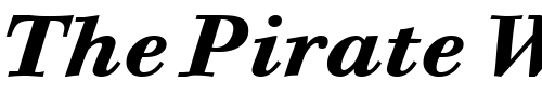 Font : Bodoni-Six-OS-ITC-TT-BoldIta Custom Text : The Pirate Way Test your own text here Click to download or to view this font on a tshirt that can be custom printed in Bali
