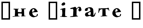 Font : Bodoni-Slapp Custom Text : The Pirate Way Test your own text here Click to download or to view this font on a tshirt that can be custom printed in Bali