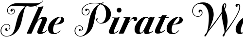 Font : Bodoni-SvtyTwoSwa-ITC-TT-BoldIt Custom Text : The Pirate Way Test your own text here Click to download or to view this font on a tshirt that can be custom printed in Bali