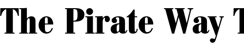 Font : BodoniAntTCon-Bold Custom Text : The Pirate Way Test your own text here Click to download or to view this font on a tshirt that can be custom printed in Bali