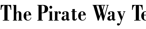 Font : BodoniCondSSK-Bold Custom Text : The Pirate Way Test your own text here Click to download or to view this font on a tshirt that can be custom printed in Bali