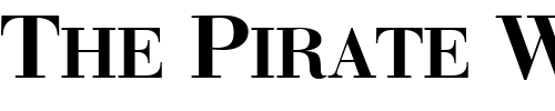 Font : BodoniExpert-Bold Custom Text : The Pirate Way Test your own text here Click to download or to view this font on a tshirt that can be custom printed in Bali