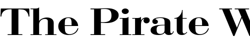 Font : BodoniExt-Bold Custom Text : The Pirate Way Test your own text here Click to download or to view this font on a tshirt that can be custom printed in Bali