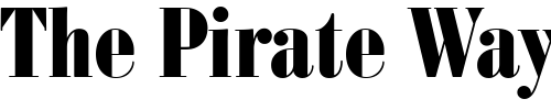 Font : BodoniFB-BoldCondensed Custom Text : The Pirate Way Test your own text here Click to download or to view this font on a tshirt that can be custom printed in Bali