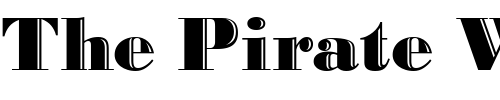 Font : BodoniHighlightICG Custom Text : The Pirate Way Test your own text here Click to download or to view this font on a tshirt that can be custom printed in Bali